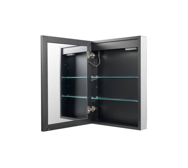 Apšviesta veidrodinė vaistinėlė 50 x 70 cm8