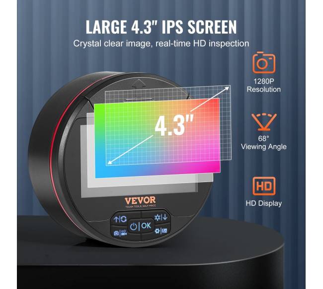 Endoskopo kamera su 4.3 colio ekranu2