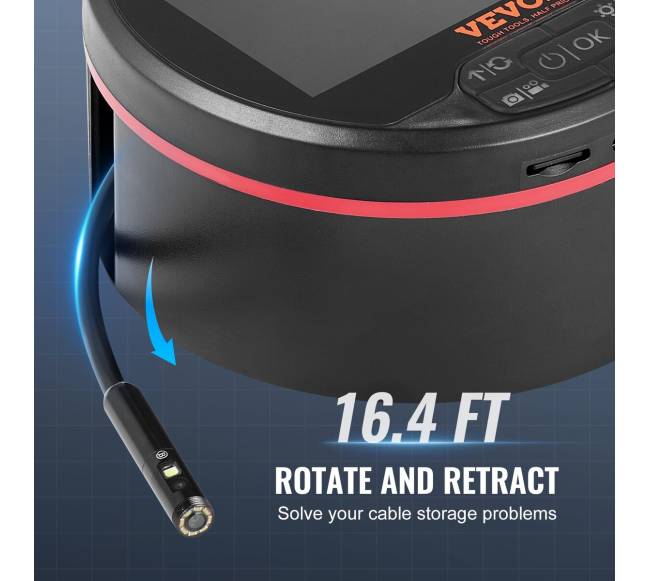 Endoskopo kamera su 4.3 colio ekranu3