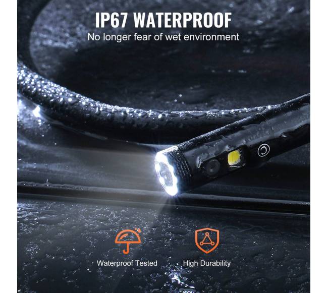 Endoskopo kamera su 4.3 colio ekranu5