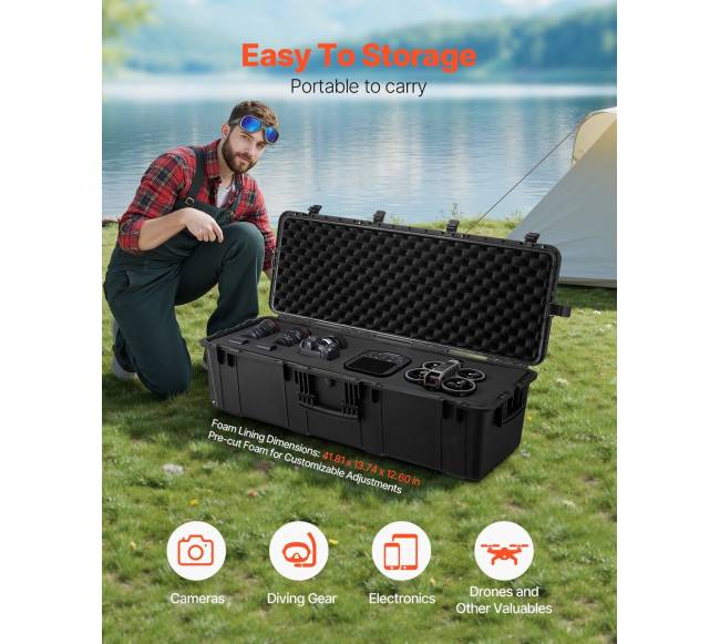 5,5 cu.ft atsparus oro sąlygoms dėklas su 3 rankenomis2