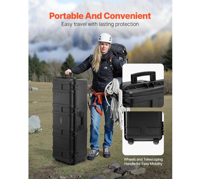 5,5 cu.ft atsparus oro sąlygoms dėklas su 3 rankenomis5