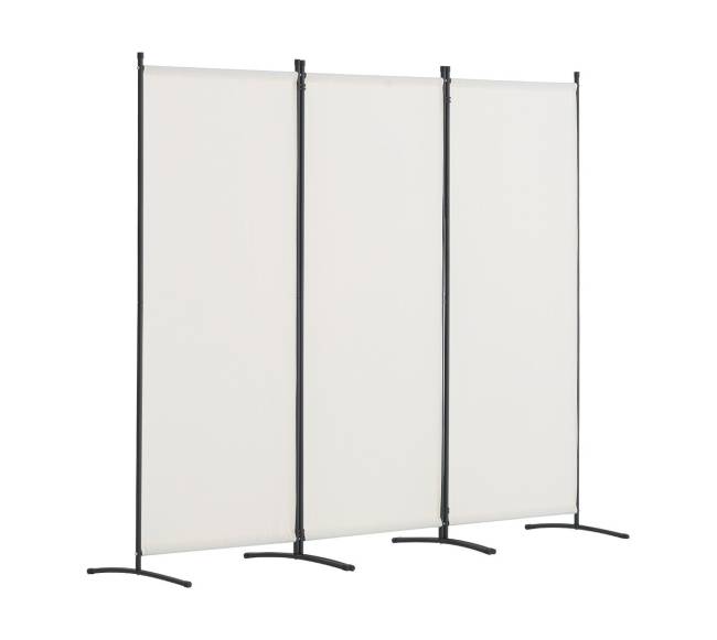 Trijų dalių baltas kambario pertvaras9