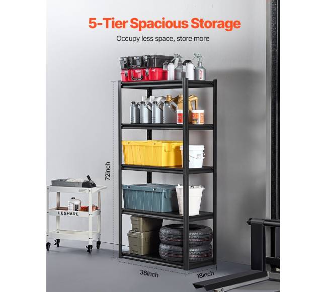 Sandėliavimo lentynos garažui, 5 lygių2