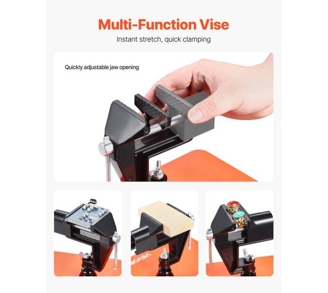 Magnetinė lituoklių stotis su didikliu ir laikikliais1