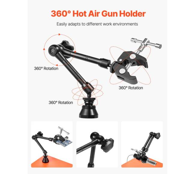 Magnetinė lituoklių stotis su didikliu ir laikikliais2