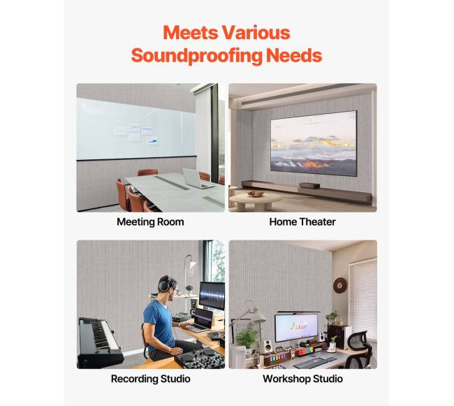 savaime lipnios akustinės sienų plokštės, 5 vnt.4