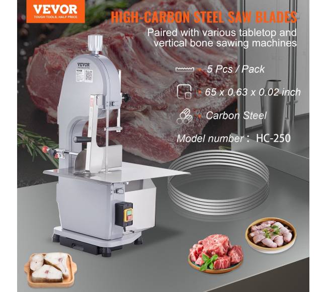 Juostinis pjūklas mėsai ir kaulams pjauti1