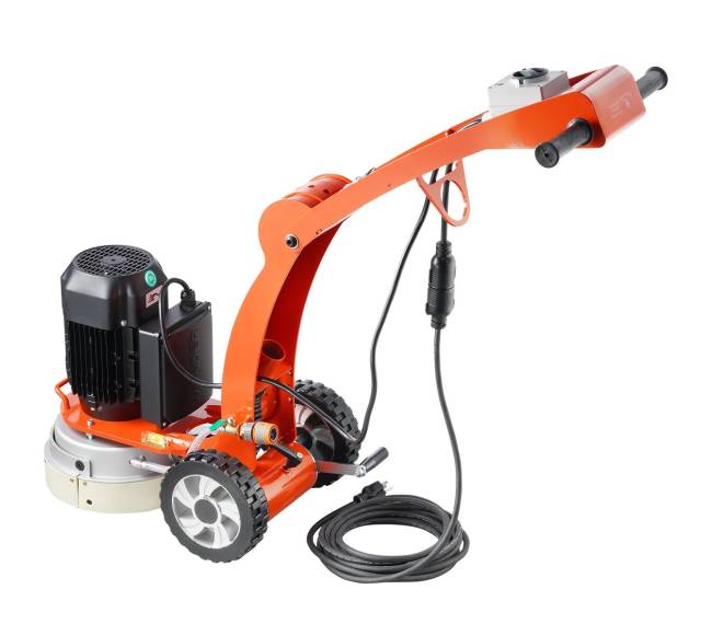 Betono grindų šlifuoklis su 10 cm disku0