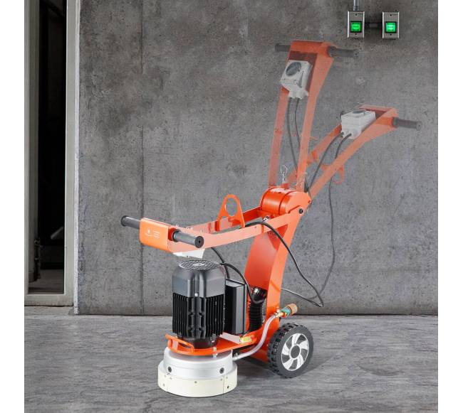 Betono grindų šlifuoklis su 10 cm disku7