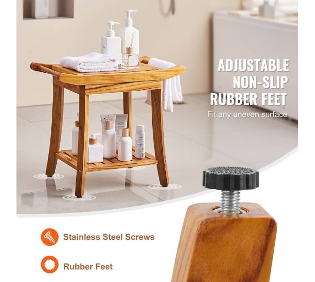 Teak medinis vonios suoliukas3