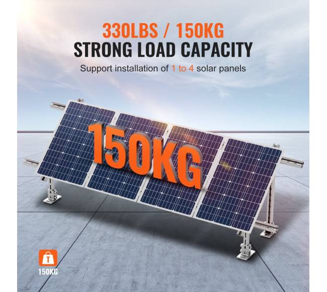 2 dalių saulės kolektorių tvirtinimo kampų komplektas4