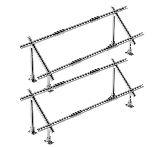 2 dalių saulės kolektorių tvirtinimo kampų komplektas9