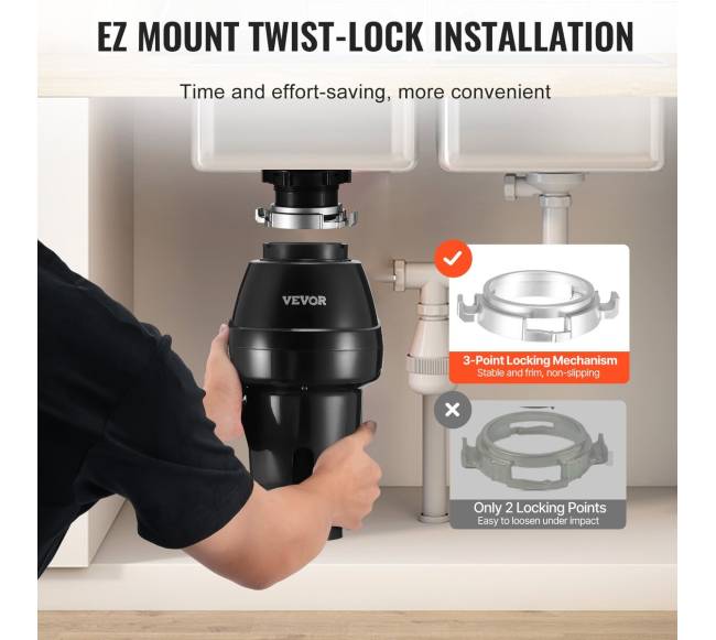 Maisto atliekų smulkintuvas 34 AG nuolatinis malimas4