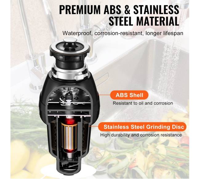 Maisto atliekų smulkintuvas 34 AG nuolatinis malimas5