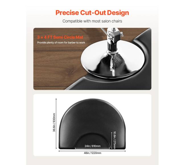 Pusapvalė kirpėjų salono kilimėlis3