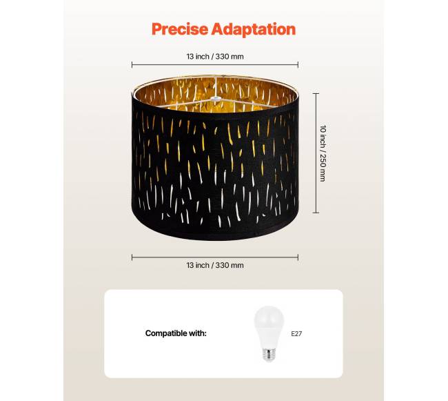 Dviejų būgninių šviestuvų gaubtų rinkinys3