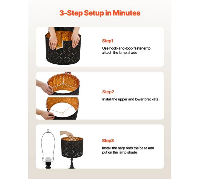 Dviejų lempų būgninė lempučių gaubtų komplektas4