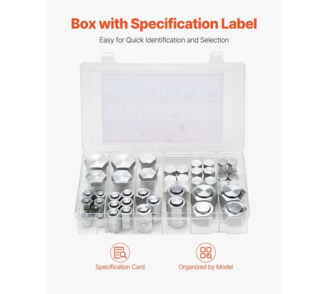 72 vnt hidraulinių sandariklių rinkinys4