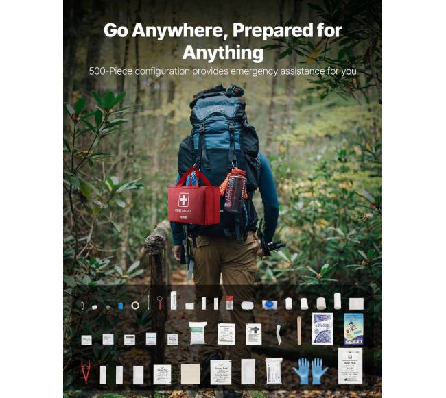 Pirmosios pagalbos rinkinys, 500 vienetų2