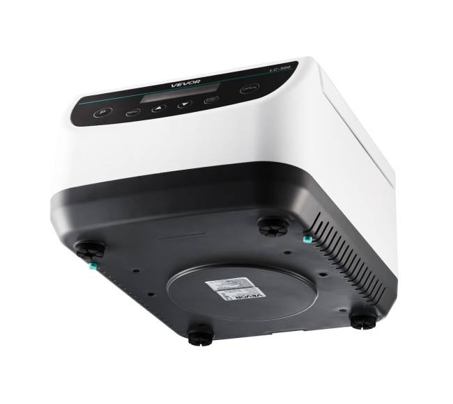 Centrifuga su rotoru ir laikmačiu0