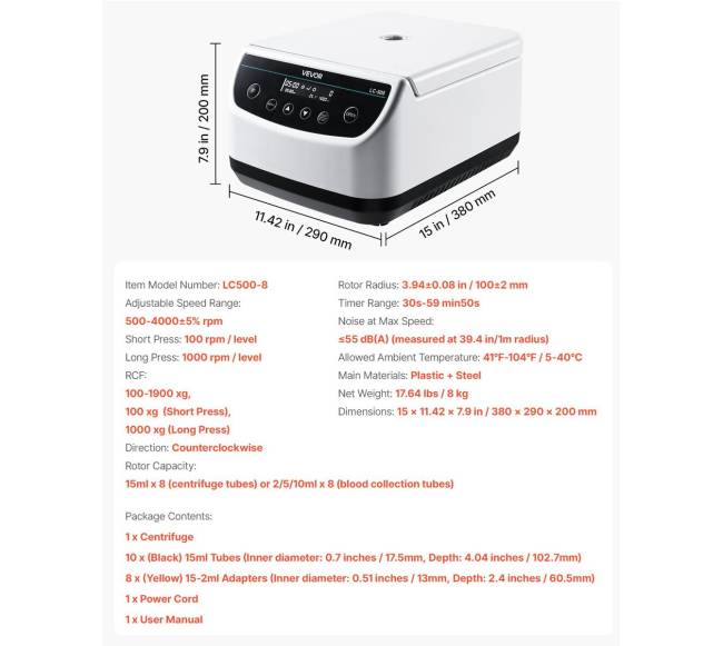 Centrifuga su rotoru ir laikmačiu6