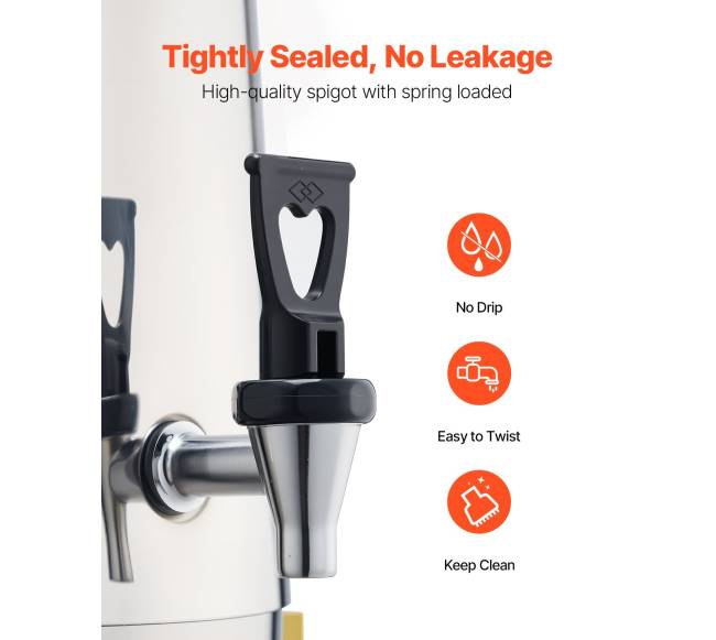 Nerūdijančio plieno gėrimų dozatorius 13 l2