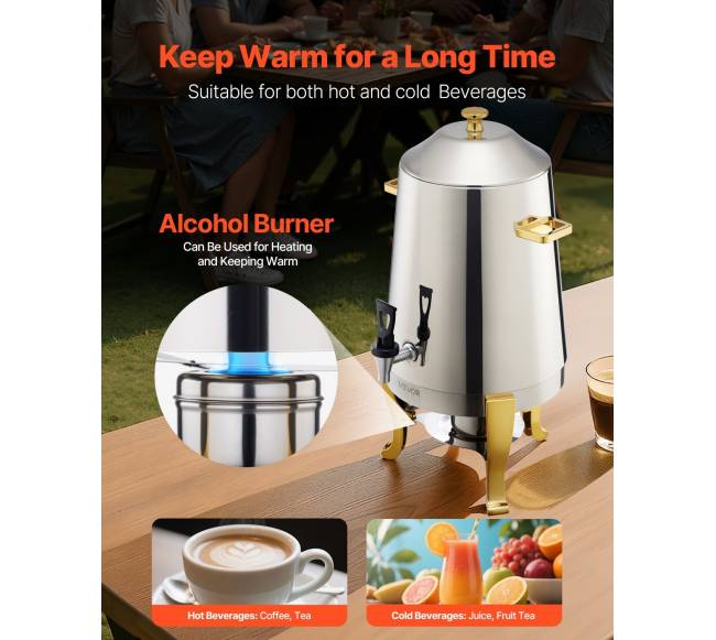 Nerūdijančio plieno gėrimų dozatorius 13 l3