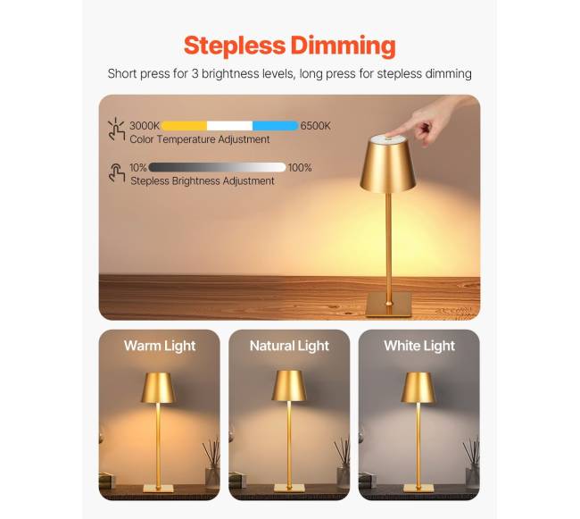 Pakraunamas belaidis stalo lempučių rinkinys1