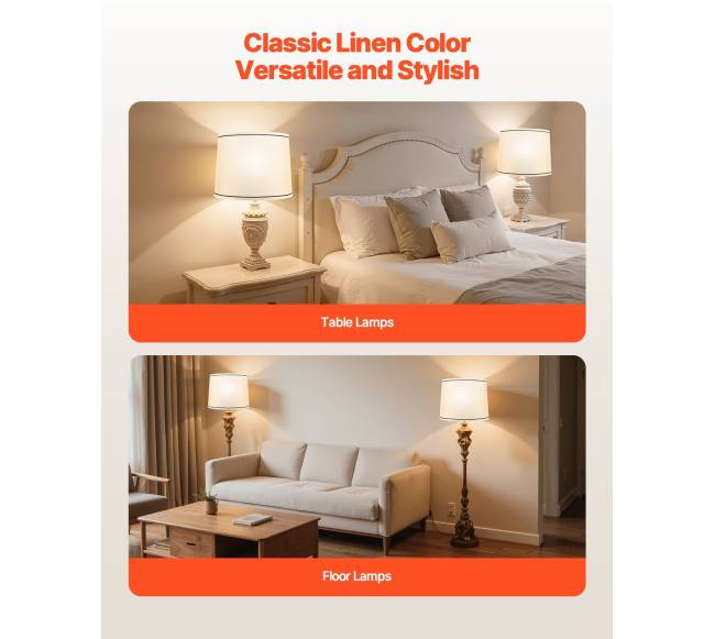 baltos spalvos dviejų lempų gaubtų komplektas5