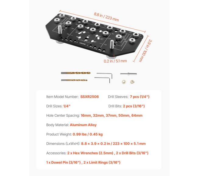 Korpuso gręžimo šablonų rinkinys6