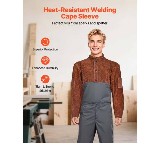 Apsauginis odinis suvirinimo apsiaustas M dydis1