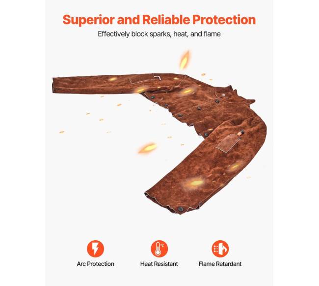 Apsauginis odinis suvirinimo apsiaustas M dydis3