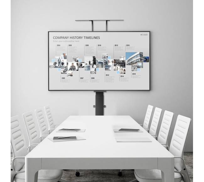 Motorinis televizoriaus pakėlimo stovas su pultu7