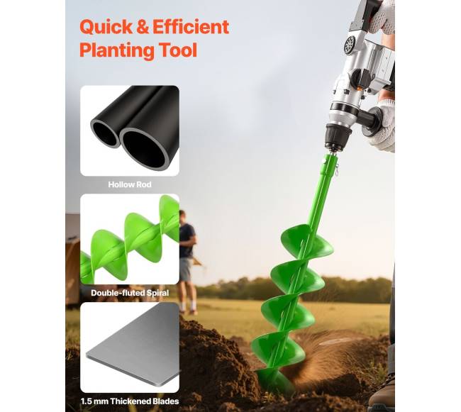 Grąžtas skylių kasimui ir sodinimui1