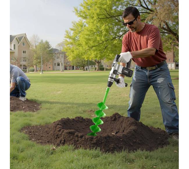 Grąžtas skylių kasimui ir sodinimui7