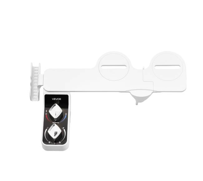 Bidės priedas tualetui su šilto ir šalto vandens purkštukais9