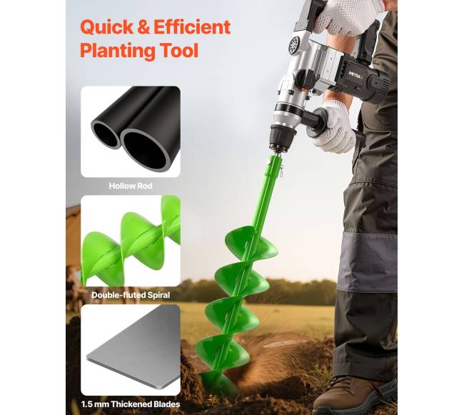 Sraigtinis grąžtas 12x80 cm sodinimui1