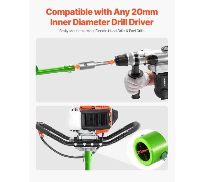 Sraigtinis grąžtas 12x80 cm sodinimui3