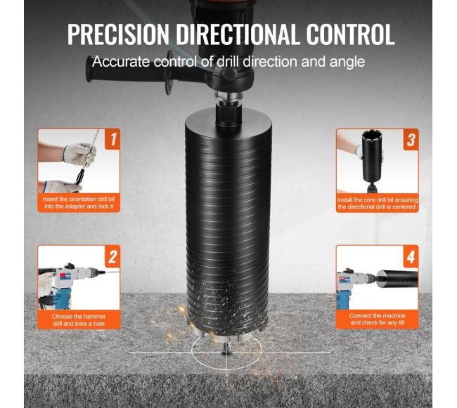 Deimantinė šerdies grąžtas, 4" šlapiassausasis4