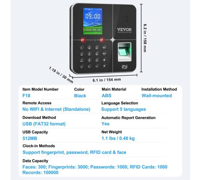 Biometrinis darbo laiko sekimo įrenginys6