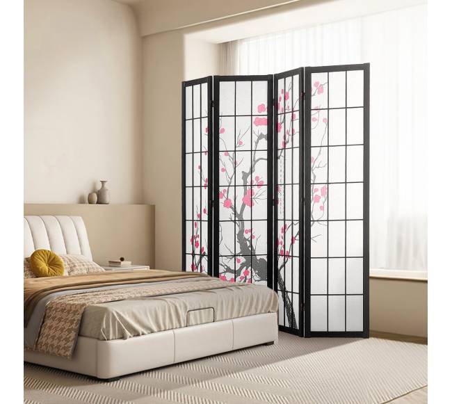 Japoniška kambario pertvara su 4 skydais7