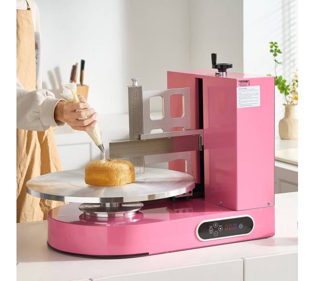 Automatinis tortų glaistytojas 10-41 cm, rožinis7