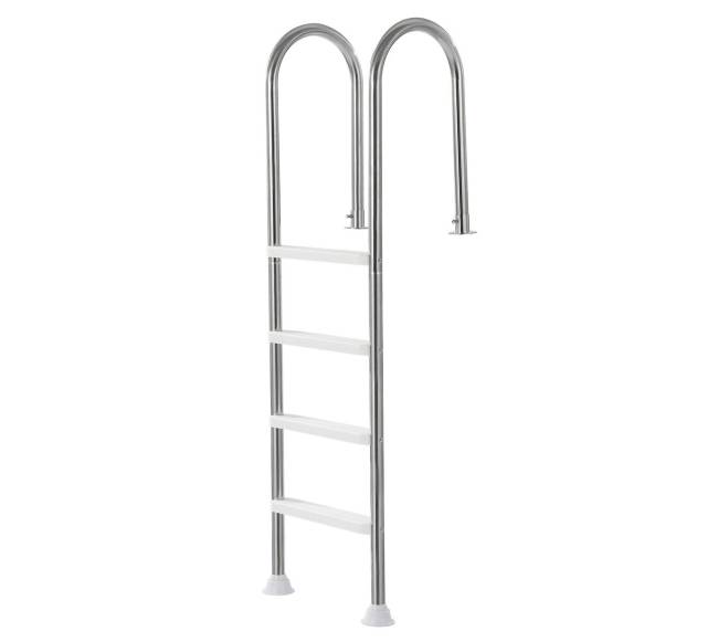 4 pakopų nerūdijančio plieno baseino kopėčios0