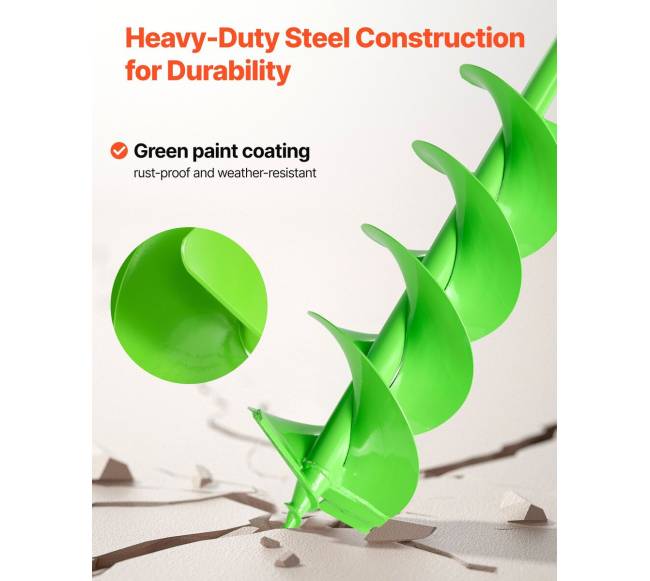 Grąžto antgalis žemės gręžimui 20 x 79 cm2