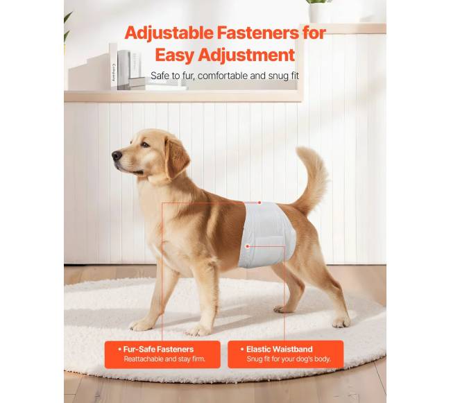 Vienkartinės šunų sauskelnės patinams, 144 vnt.4