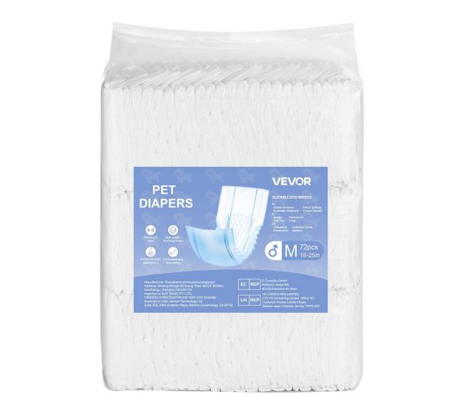 Vienkartinės šunų sauskelnės patinams, 144 vnt.10