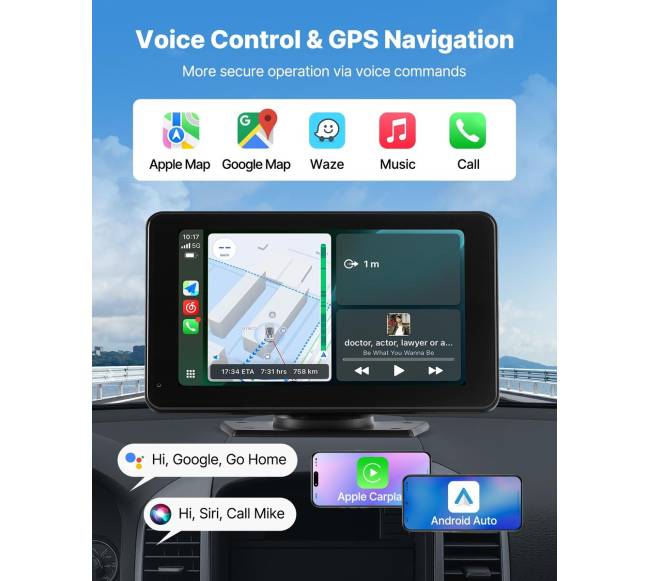 automobilinė multimedija su carplay ir kamera2