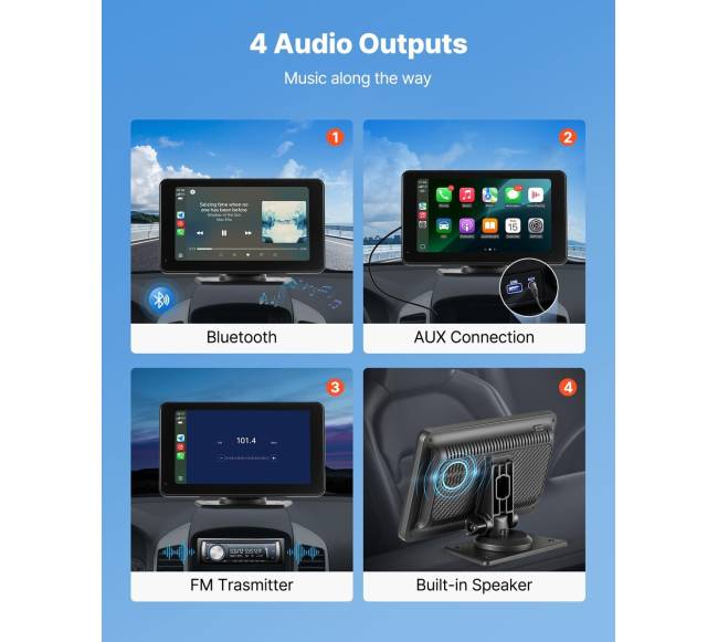 automobilinė multimedija su carplay ir kamera4