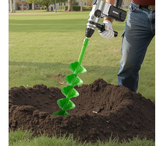 Grąžtas 10x80 cm skylių gręžtuvui7